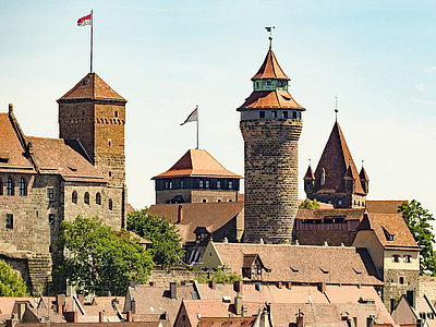 Kaiserburg, Altstadt, Mittelalter, Burg, Nürnberg